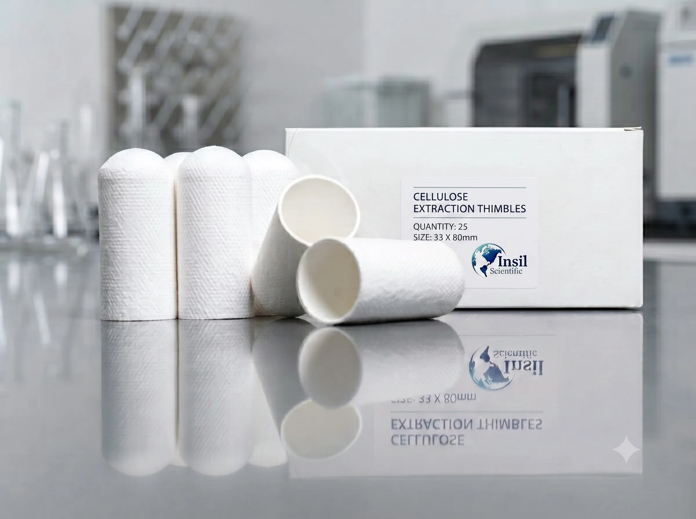 Insil Scientific Cellulose Extraction Thimbles
